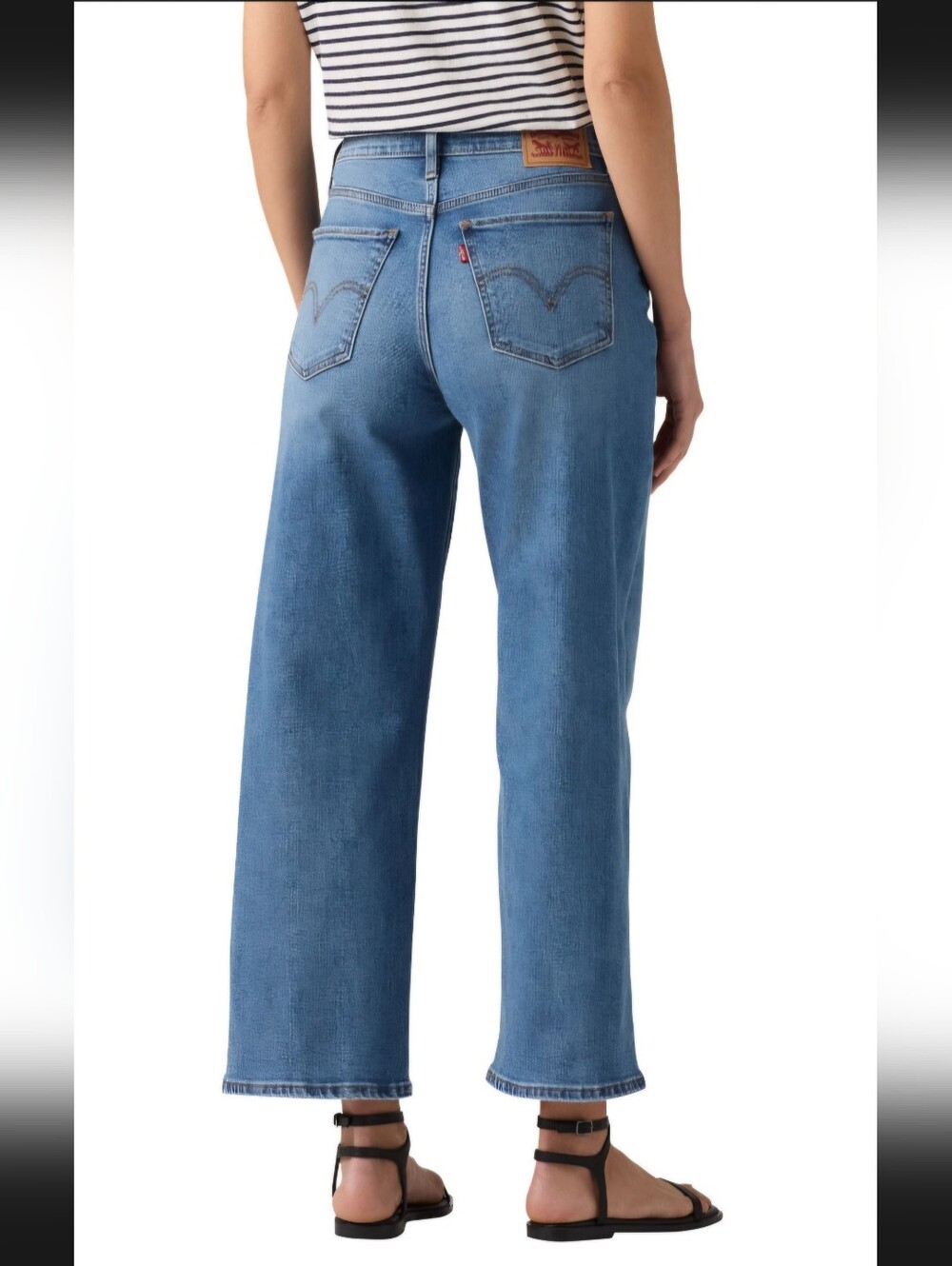 NEW! Levi's Women's High Rise Wide Leg Jeans Size 6 - Picture 3 of 10